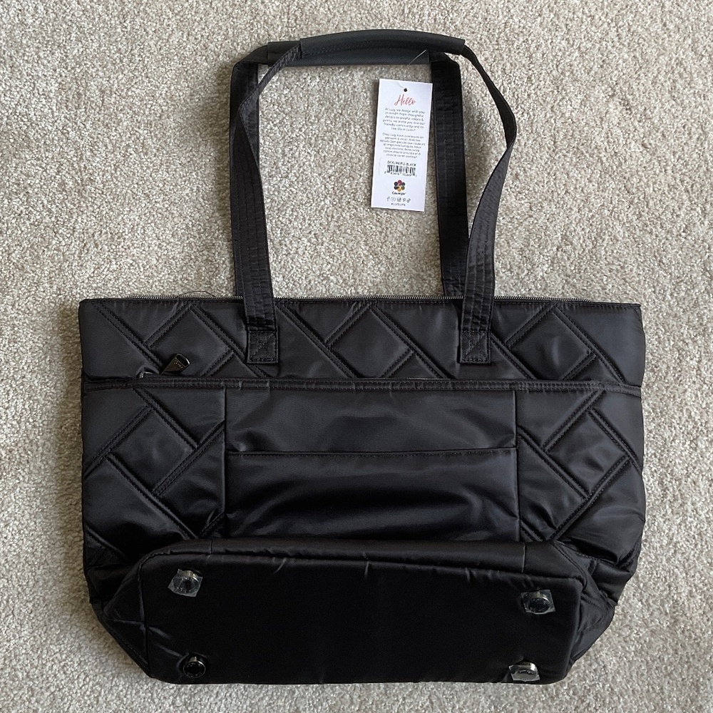 LUG Lug Skyliner 2 Tote NWT Bag Black - Picture 7 of 9
